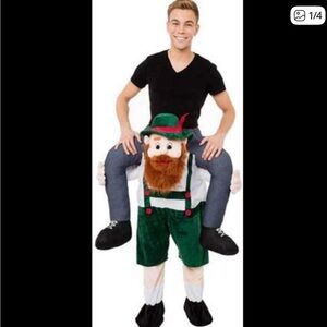 NIB Oktoberfest Beer Guy Costume, One Size (fits most)